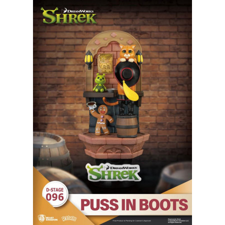 Shrek D-Stage PVC Diorama Puss In Boots 15 cm